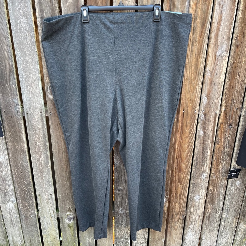 🤎Liz Claiborne Charcoal Wide Leg Pants